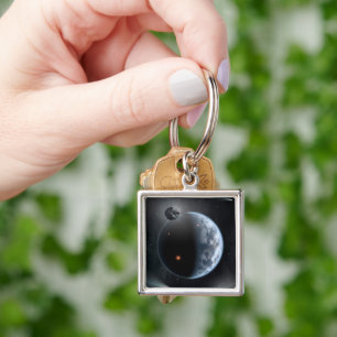 Porte-clés Une Planète Comme La Terre Avec Des Océans Qui Rev