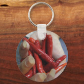Porte-clés Une poignée de piments (Recto)