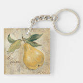 Porte-clés Une poire jaune (Dos)
