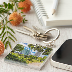 Porte-clés Une promenade à travers les jardins de Hama Rikyu,