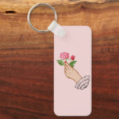 Porte-clés Une rose (Recto)