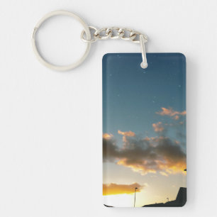 Porte-clés Une rue couronnée d'étoiles