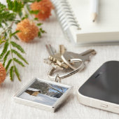 Porte-clés Une scène neigeuse au peu d'étang de Lyford d'AMC (Côté)