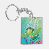 Porte-clés Une Secourt de tortue de mer (Devant gauche)