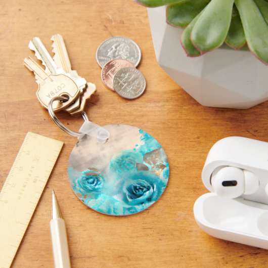 Porte-clés Une série de conception d'éphémère Shabby Chic ble (Bureau)