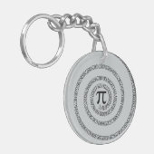 Porte-clés Une spirale pour la couleur de gris de changement (Devant gauche)