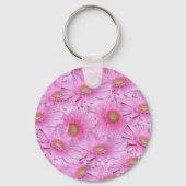 Porte-clés Une symphonie de gerbera roses, (Recto)