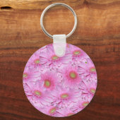 Porte-clés Une symphonie de gerbera roses, (Recto)