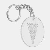 Porte-clés Une tranche de Pi Graphic (Devant gauche)