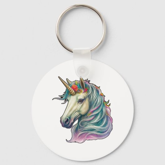 Porte-clés Une Unicorne Fantastique ! (Recto)