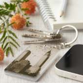 Porte-clés Une volée de voler d'oiseaux (Devant droit)