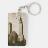 Porte-clés Une volée de voler d'oiseaux (Dos)