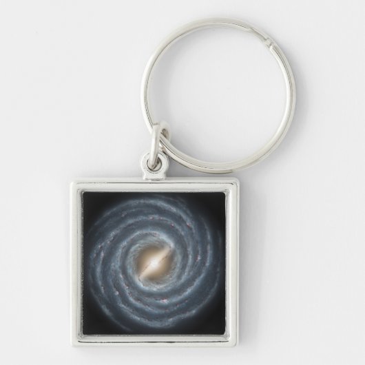 Porte-clés Une vue de notre propre Galaxie Lactée (Devant)