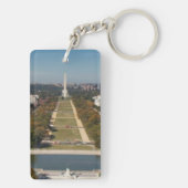 Porte-clés Une vue de paysage de Washington DC (Dos)
