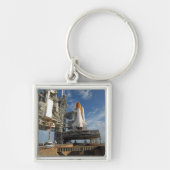 Porte-clés Une vue Space Shuttle Atlantis sur Launch Pad 39A (Devant)