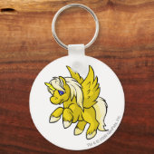 Porte-clés Uni jaune (Recto)