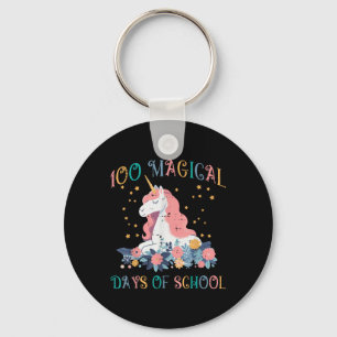 Porte-clés Unicorn 100 Magical Days School 100th Day Toddler