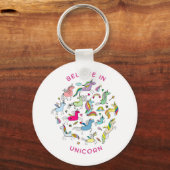 Porte-clés Unicorn Magic Kawaii (Recto)