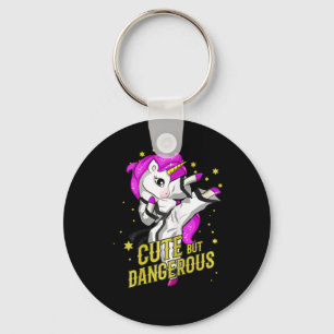 Porte-clés Unicorn Martial Arts Girl Cadeau