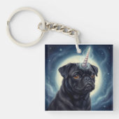 Porte-clés Unicorn Pug (Devant)