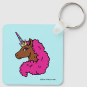 Porte-clés Unicorne Afro Rose Chaud (Dos)
