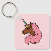 Porte-clés Unicorne Afro Rose clair (Recto)