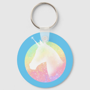 Porte-clés Unicorne arc-en-ciel