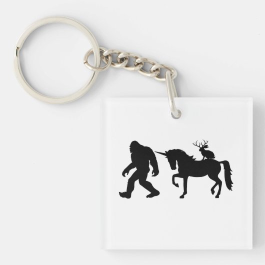 Porte-clés Unicorne, Bigfoot, Jackalope (Devant)