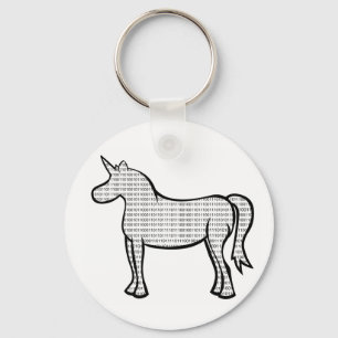 Porte-clés Unicorne binaire