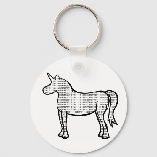 Porte-clés Unicorne binaire (Recto)