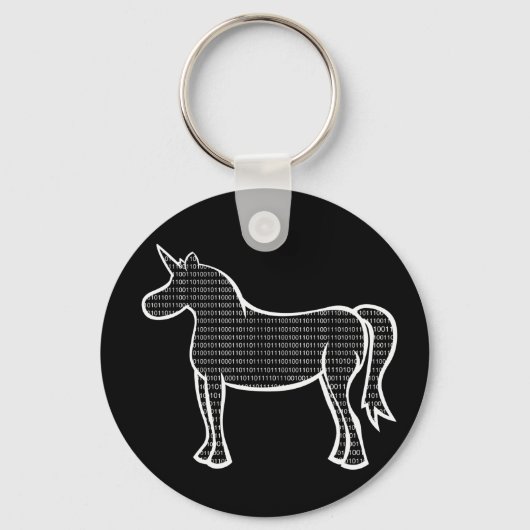 Porte-clés Unicorne binaire (Recto)