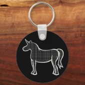 Porte-clés Unicorne binaire (Recto)