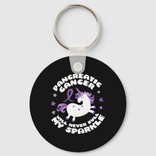Porte-clés Unicorne cancer pancréatique amusant