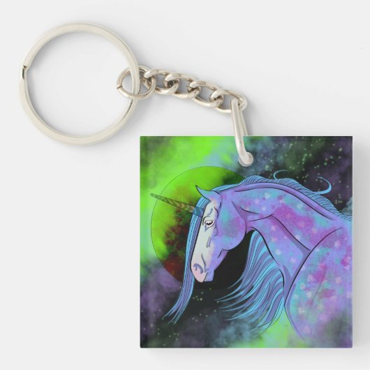 Porte-clés Unicorne cosmique 6 (Devant)