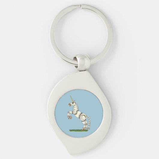 Porte-clés Unicorne mécanique (Devant)