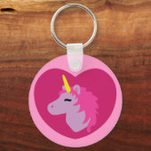 Porte-clés Unicorne rose (Recto)