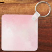 Porte-clés Unicorne rose pastel (Verso)