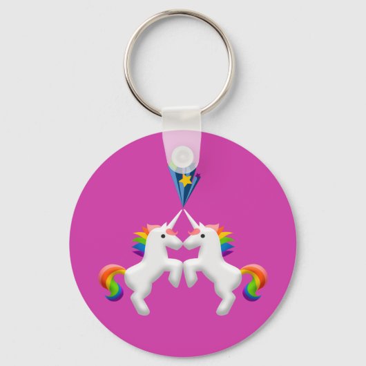 Porte-clés Unicornes (Recto)