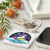 Porte-clés Unicornes de la maison (Devant Droit)