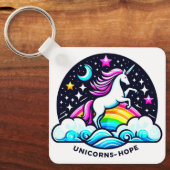 Porte-clés Unicornes de l'espoir (Recto)