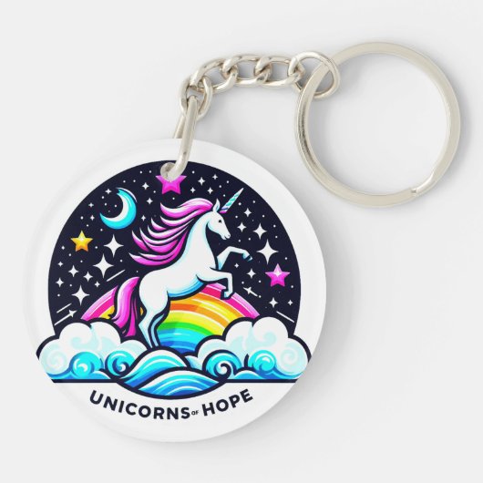 Porte-clés Unicornes de l'espoir (Dos)
