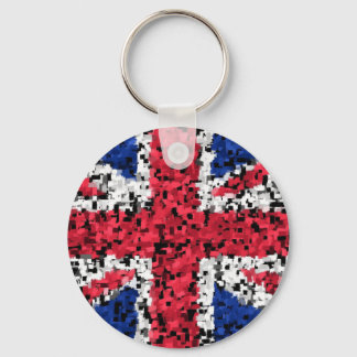 Porte-clés Union Jack - anneau de clé