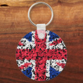 Porte-clés Union Jack - anneau de clé (Recto)