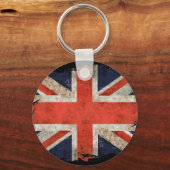 Porte-clés Union Jack déchiquetée âgée (Recto)