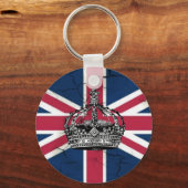 Porte-clés Union Jack Flag Queen of England Diamond Jubilee (Recto)