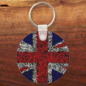 Porte-clés Union jack flag uk patriotique (Recto)