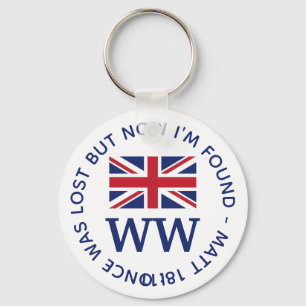 Porte-clés UNION JACK Monogramme