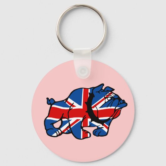 Porte-clés Union Jack patriotique (Recto)