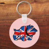 Porte-clés Union Jack patriotique (Recto)
