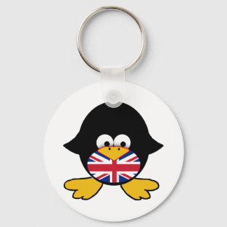 Porte-clés Union Jack Penguin